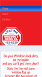 Mobile Screenshot of lifetimecustomwindows.com