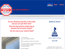 Tablet Screenshot of lifetimecustomwindows.com
